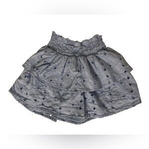 Abercrombie Kids Silver Layered Skirt